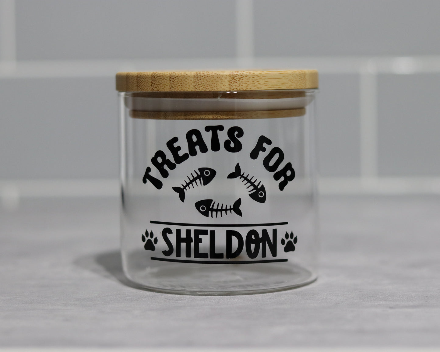Purrfect Companion Cat Treat Storage Jar