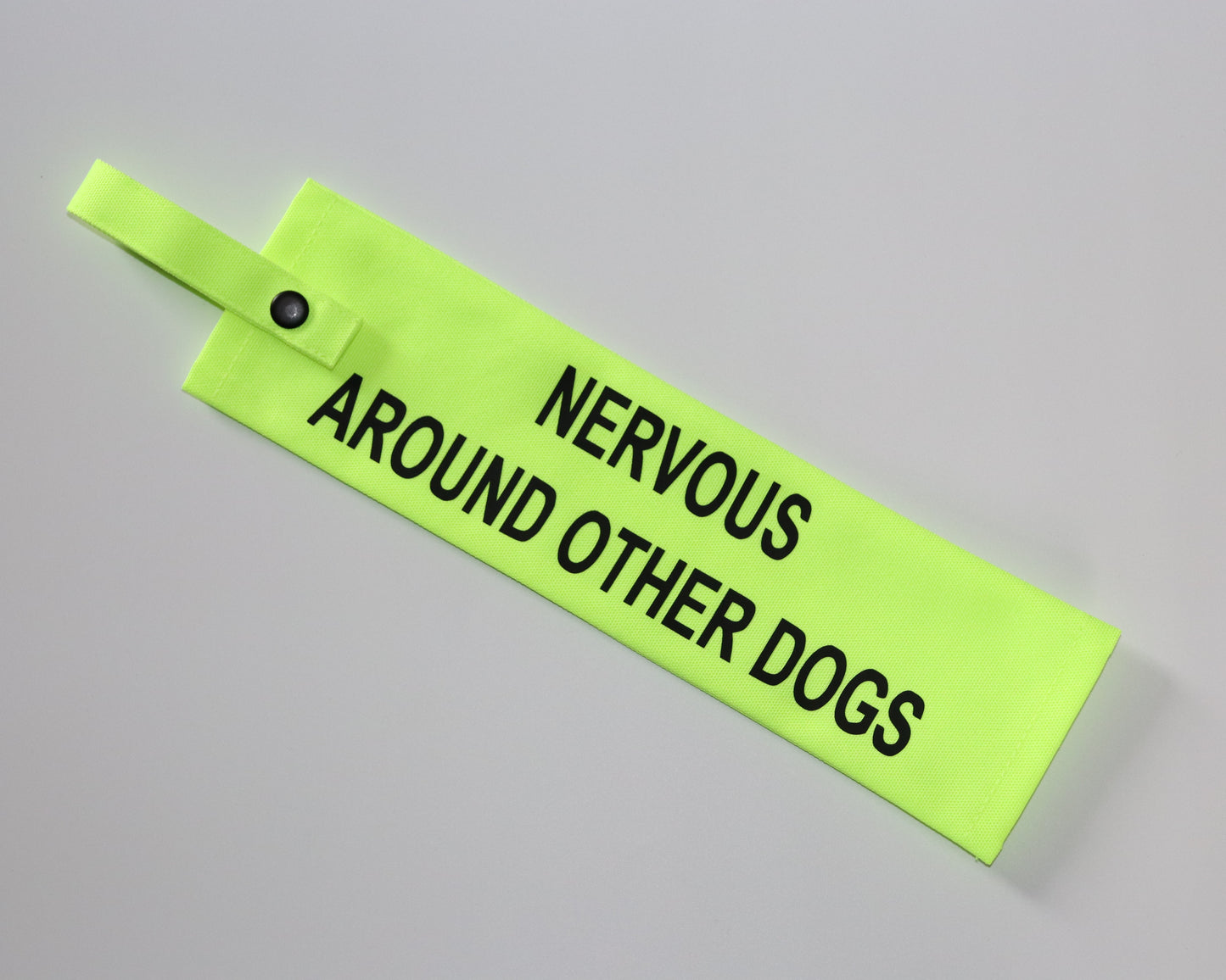 Nervous Around Other Dogs Fluorescent Dog Lead Sleeve