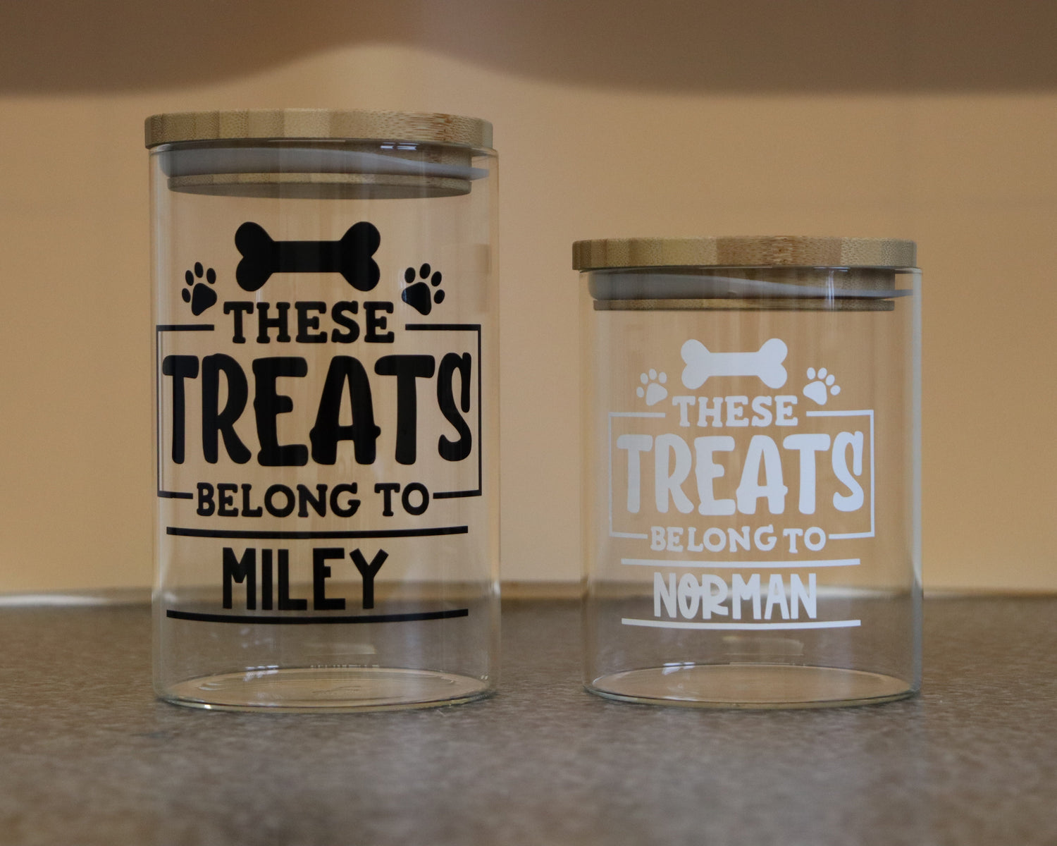Personalised Treat Jars