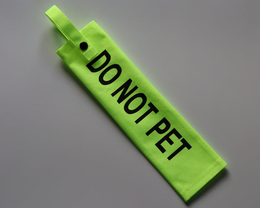 Do Not Pet - Fluorescent Dog Lead Sleeve