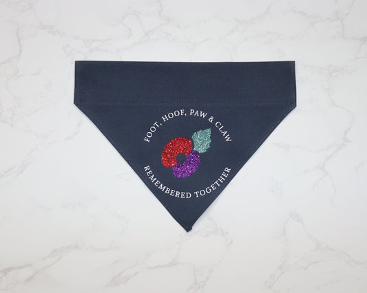 Foot, Hoof, Paw & Claw Remembrance Bandana