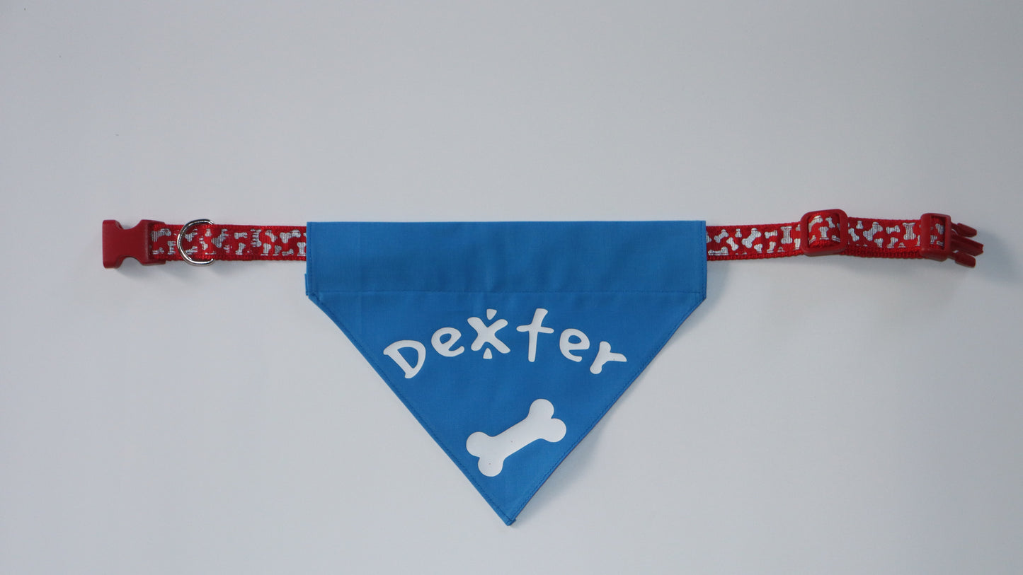 Personalised Pet Bandana - Bone