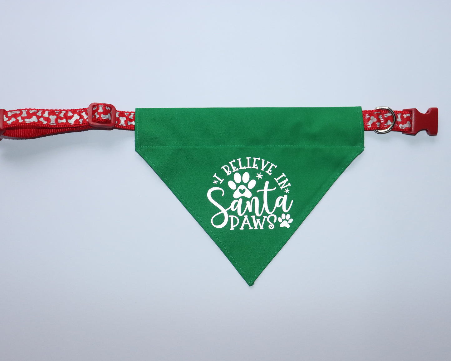 I Believe in Santa Paws – Christmas Dog Bandana
