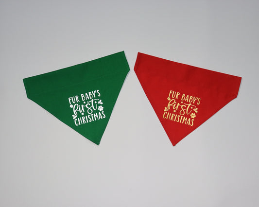 Fur Baby’s First Christmas – Dog Bandana Keepsake