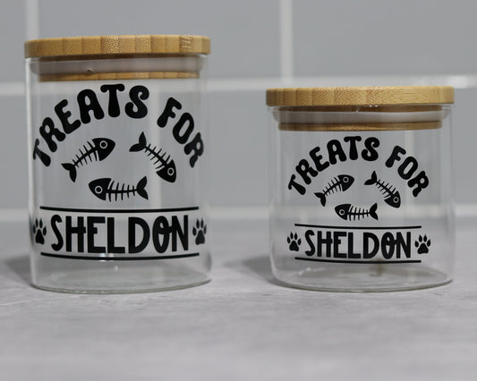 Purrfect Companion Cat Treat Storage Jar