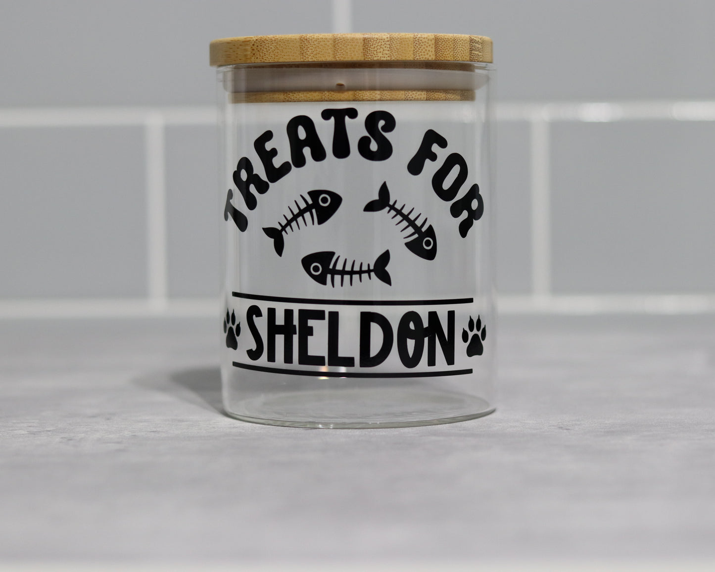 Purrfect Companion Cat Treat Storage Jar