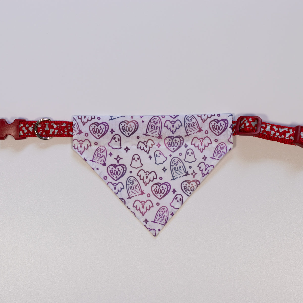 Spooky Sweet Pastel Ghost Dog Bandana