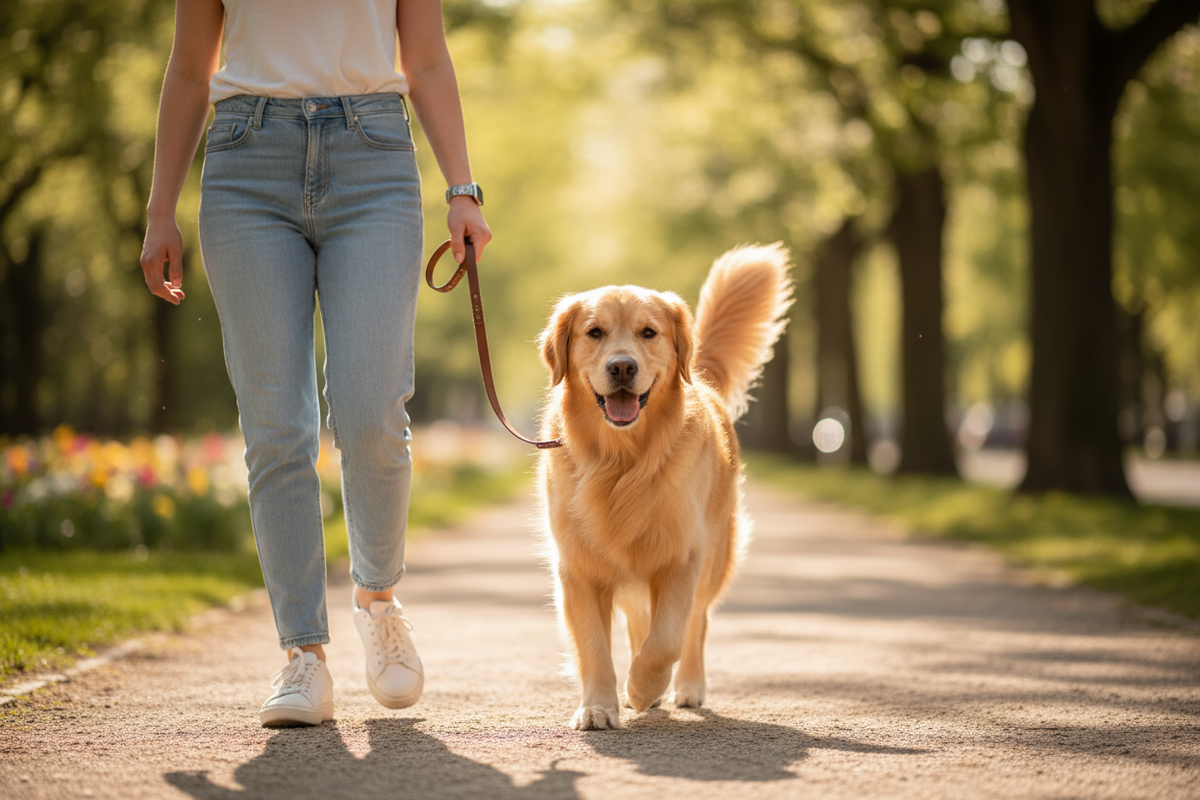 Dog in park